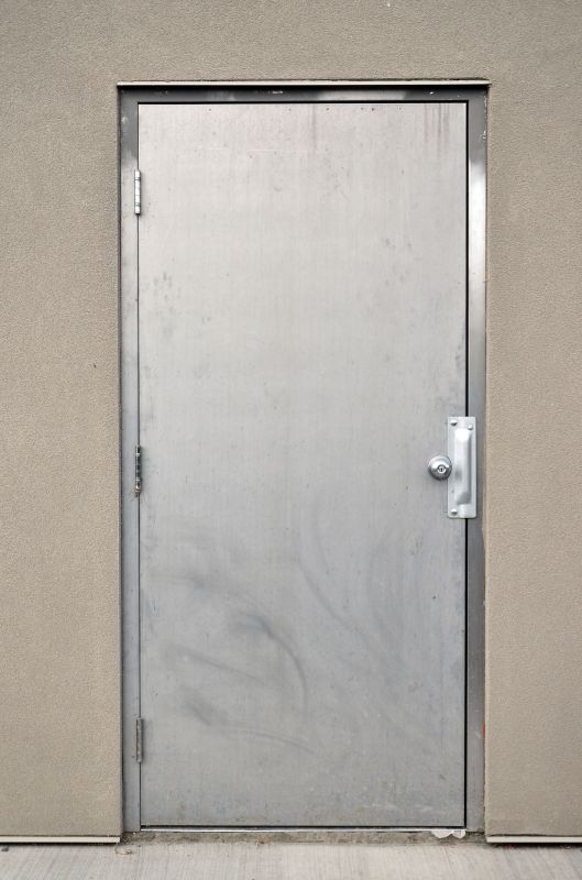 Completed Accordion Door Installation